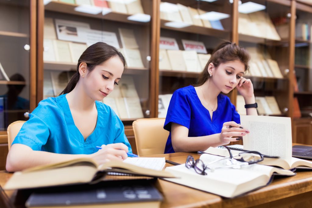 Nurses Studying for their Degree