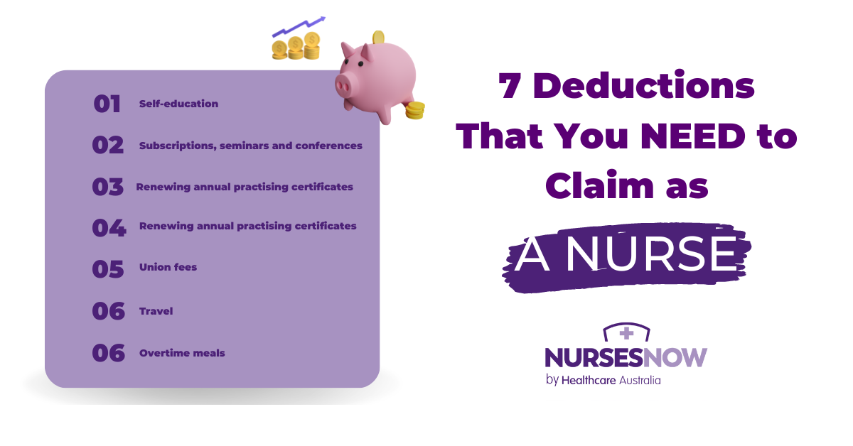 How Nurses Can Save Tax 7 Deductions Nurses Now By Healthcare Australia